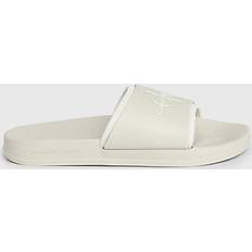 Calvin Klein Slides Calvin Klein Logo Sliders Beige