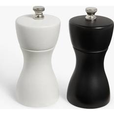 Rubber Spice Mills John Lewis Rubber Wood & Pepper Mill, Salt Mill