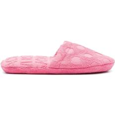 Pink - Unisex Slippers Versace Logo-pattern Terry-cloth Slippers