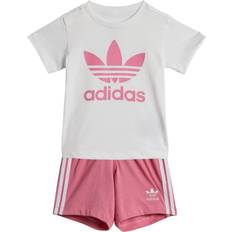 1-3M Autres Ensembles Adidas Ensemble Short Et T-Shirt Enfants - Rose