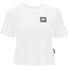 Palm Angels Herr Kläder Palm Angels Ski Club T-Shirt Med Monogram Patch - White