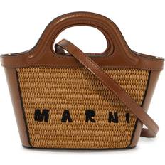 Marrón Bolsos Cubo Marni Micro Tropicalia Bucket Bag