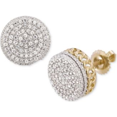 Macy's Earrings Macy's Diamond Circle Cluster Stud Earrings 1/4 ct. t.w. in 10k Gold Gold