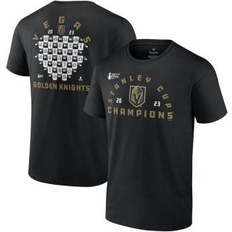 T-shirts Fanatics Branded Men's Black Vegas Golden Knights 2023 Stanley Cup Champions Jersey Roster T-Shirt