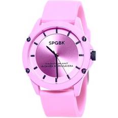 Arabic - Unisex Wrist Watches SPGBK Hillendale Pink Silicone Band 44mm Lilac Pink 44mm