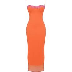 House of CB Aiza Maxi Dress - Flame Orange