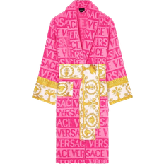 Men - Pink Clothing Versace I Heart Baroque Bathrobe - Pink