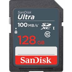 128 GB - SDXC Tarjetas de Memoria & Memorias USB SanDisk Ultra SDXC Class 10 UHS-I U1 100/10MB/s 128GB