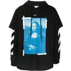 Off-White Monalisa Printing Hoodie - Black