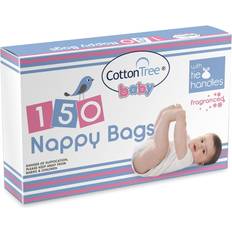 Cotton Tree Essential Fragranced Nappy Bags 150-pack