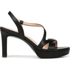 Faux Leather Heeled Sandals Naturalizer Abby - Black