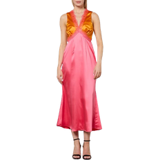 Never Fully Dressed Sleeveless May Dress - Orange/Pink