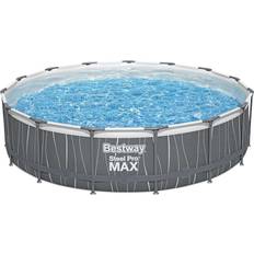 Bestway Steel Pro Max Round Pool Set with LED Light Ø4.57x1.07m