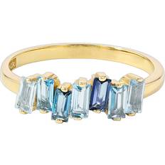 Guld Ringar på rea Suzanne Kalan Ring 14 kt Guld PR452C-YG-54 - Blue/Gold