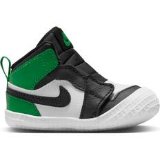 Hausschuhe Nike Baby Jordan 1 Cot Bootie - Black/White/Lucky Green