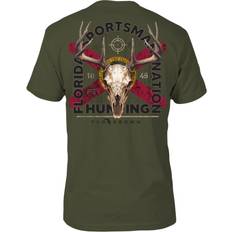 T-shirts FloGrown Hunting Nation Short-Sleeve T-Shirt for Men Olive