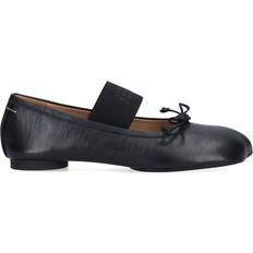 MM6 Maison Margiela Anatomic Ballet Flats - Black