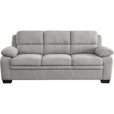 Gray Sofas Lexicon Felicia Light Gray Sofa 80" 3 Seater