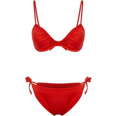 Polyamid Bikini-Sets Trendyol Collection Brazilian Bikini Set - Red