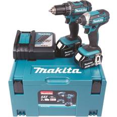 Makita LED-belysning Set Makita DLX2127MJ Combokit (2x4.0Ah)