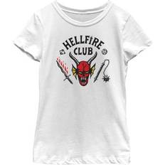 T-shirts Fifth Sun Sold by: Top Tees Apparel, Girl Stranger Things Welcome to the Hellfire Club Graphic Tee White