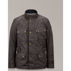 Belstaff Crosby Motorradjacke für Herren Waxed Cotton Mahogany