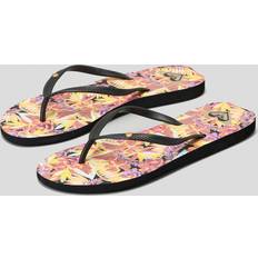 Roxy Flip-Flops Roxy Women's Bermuda Flip Flops in Black/Burnt Henna/Olive Night