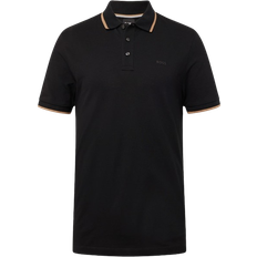 HUGO BOSS Parlay 190 Piqué Polo Shirt - Black