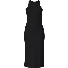 Midikleider - Slim-fit Pieces Ruka Mid Dress - Black