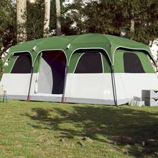 VidaXL Tents vidaXL Family Tent Cabin 9-Person Green Waterproof
