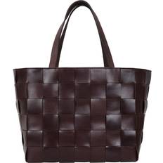 Adax LIMONA MEIKE SHOPPER M/FLET DARK BROWN