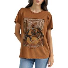 T-shirts Wrangler Women's Desert Buck T-Shirt Toffee