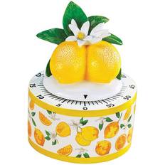 Plastic Kitchen Timers Collections Etc Charming Lemon Floral Kitchen Timer