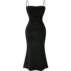 Shein Belle Plus Size Women's Mermaid Tail Style Spaghetti Strap Dress