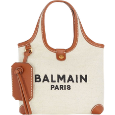 Twist Lock Totes & Shopping Bags Balmain B Army Grocery Bag - Brown