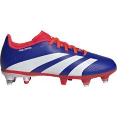 Blue Children's Shoes adidas Junior Predator League SG - Lucid Blue/Cloud White/Solar Red