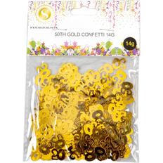 Christmas Confetti Shatchi Confetti 50th Birthday Gold