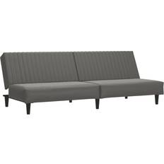 Homie Synthetic Leather Grey Canapé 200cm Canapé 2 Places