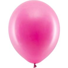 PartyDeco Latex Balloons Metallic Fuchsia 10-pack