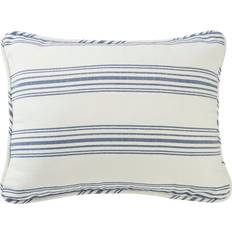 HiEnd Accents Prescott Ticking Cushion Cover Blue (86.4x53.3cm)