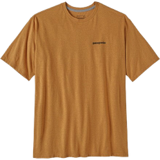 Brune - Herre T-skjorter & Singleter Patagonia Men's P-6 Logo Responsibili Tee - Golden Caramel