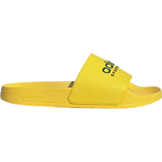 Women - Yellow Slippers & Sandals Adidas Adilette Shower - Yellow/Collegiate Green