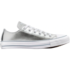 Mesh Sneakers Converse Chuck Taylor All Star Lo Sparkle Party W - Metallic Granite