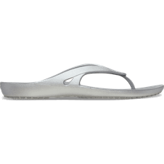 Silver Flip-Flops Crocs Kadee II Metallic - Silver