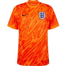 England 2024 NIKE Men's England 2024/25 Stadium Goalkeeper Dri-Fit Football Replica Short-Sleeve Shirt