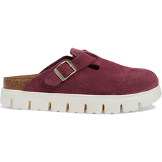 Birkenstock Boston Chunky Suede Leather - Berry Crush