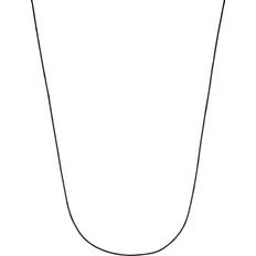 Kette 87086925 Perlon/Nylon, 925er Silber rhodiniert Schwarz