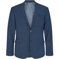 SUNWILL Herre Jakkesæt SUNWILL Weft Stretch Modern Fit Uldblazer Wool Jacket - Medium Blue