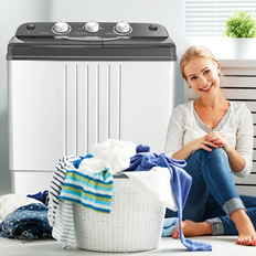 Washing Machines Costway High Efficiency Portable Combo