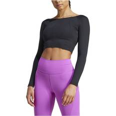 Yoga Magliette Adidas Maglia da yoga Long Sleeve - Black